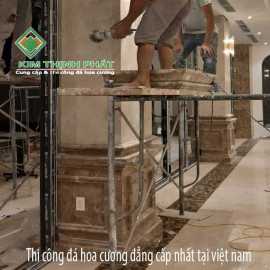 Cột đá hoa cương vuông 256