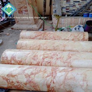 sử dụng cột đá hoa cương thường sẽ bám bẩn granite,marble tự nhiên