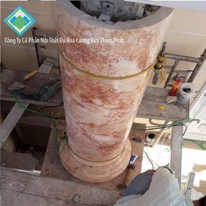 cột đá hoa cương có tính thẩm mỹ cao thì còn phải biết phối granite,marble tự nhiên