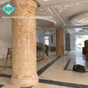 cột đá hoa cương việc sử dụng vật liệu chất lượng chọn cột đá tự nhiên granite,marble tự nhiên