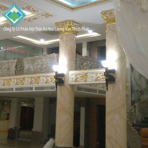 cột đá hoa cương 2145 granite marble tự nhiên mang vân màu sắc rõ nét