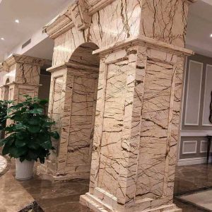 Cột đá hoa cương tự nhiên 002 granite , marble tự nhiên