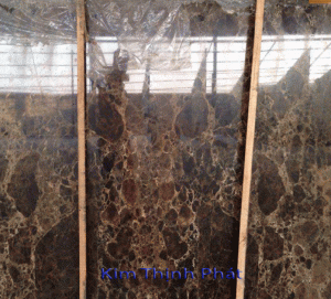 Thi công đá hoa cương dark emberador marble